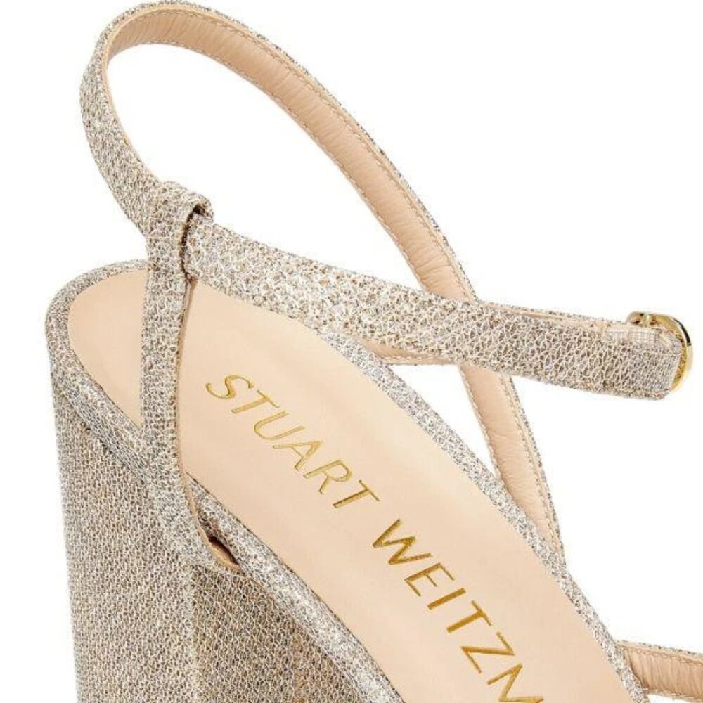 Stuart Weitzman Oasis 85mm New Noir Block-Heel Gl… - image 3